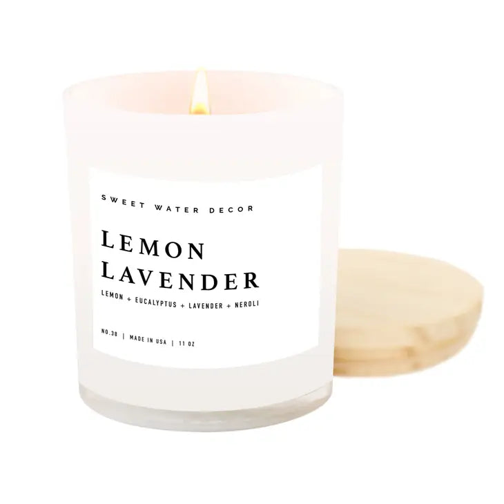 PREORDER: White Jar Soy Candles in Various Scents