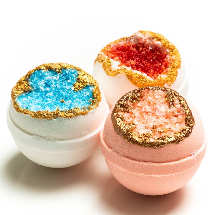 PREORDER: Spring Geode Luxury Bath Bomb Sets