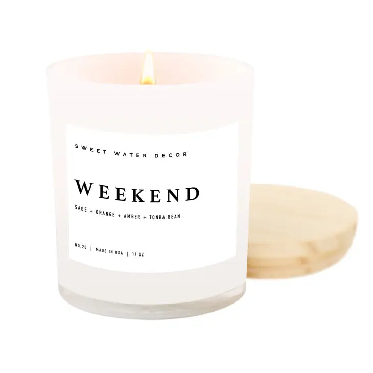 PREORDER: White Jar Soy Candles in Various Scents