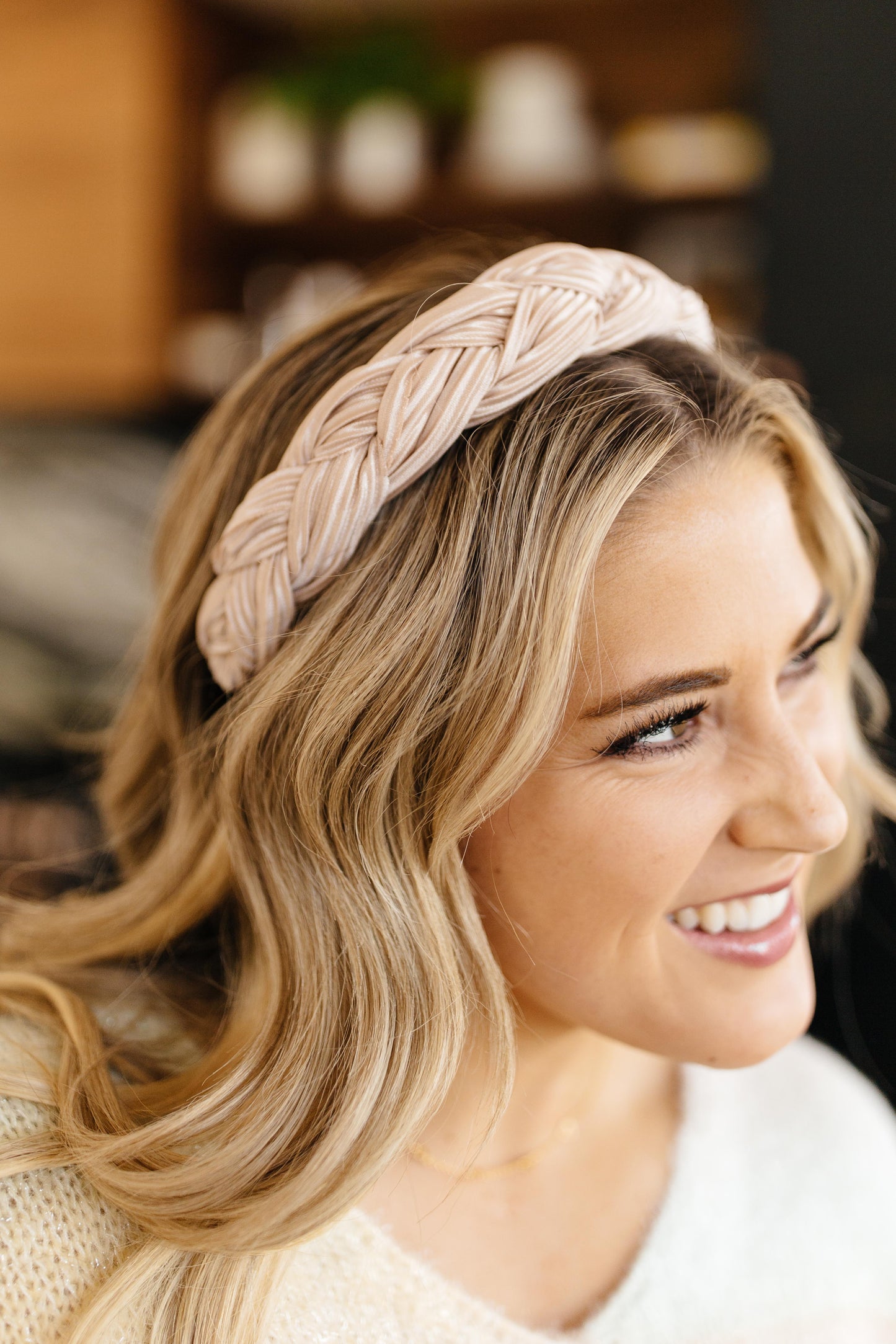Beaming Braided Headband