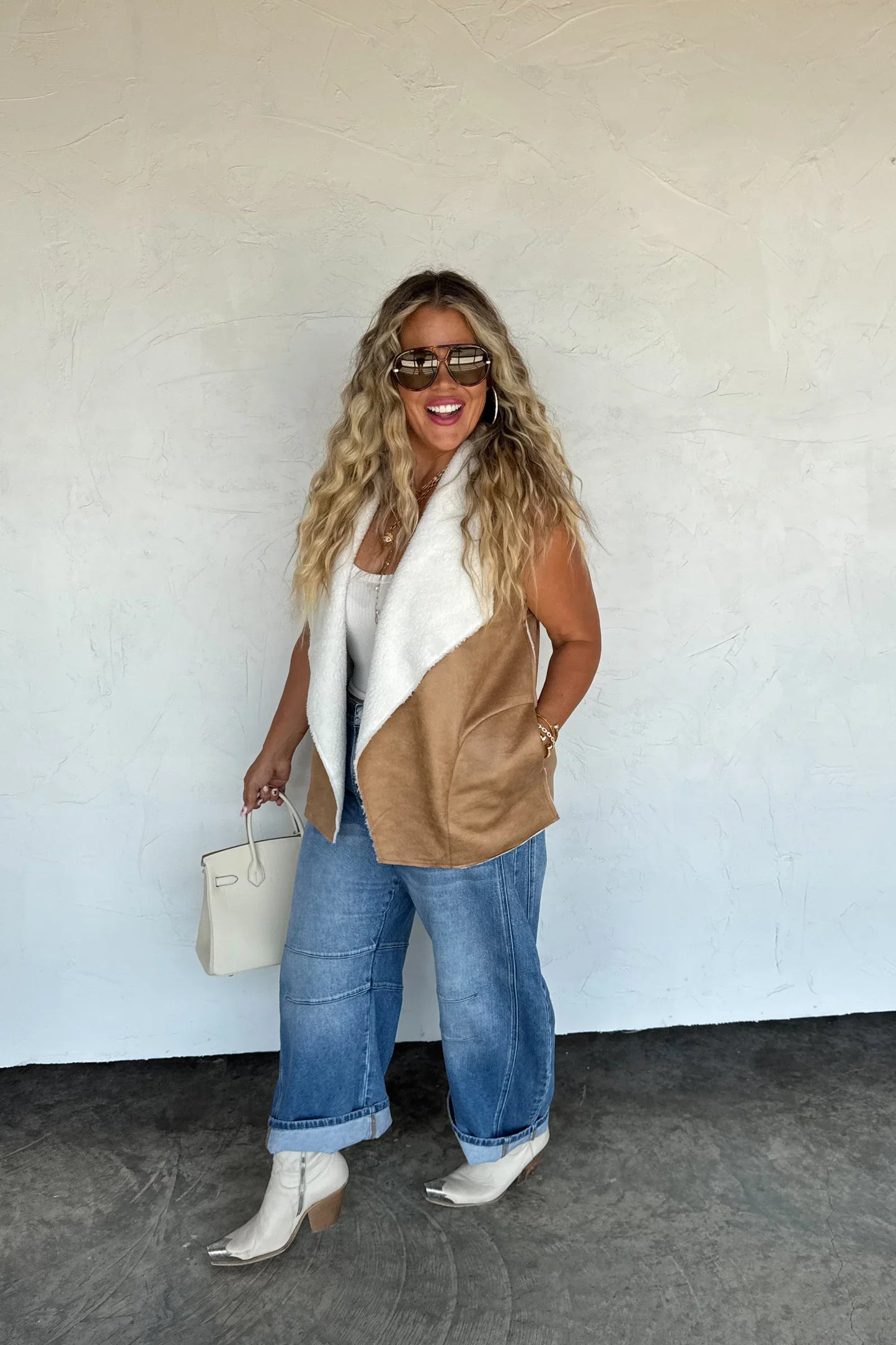 PREORDER: Collins Suede Vest