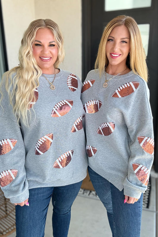 PREORDER: Game Day Sequin Football Pullover