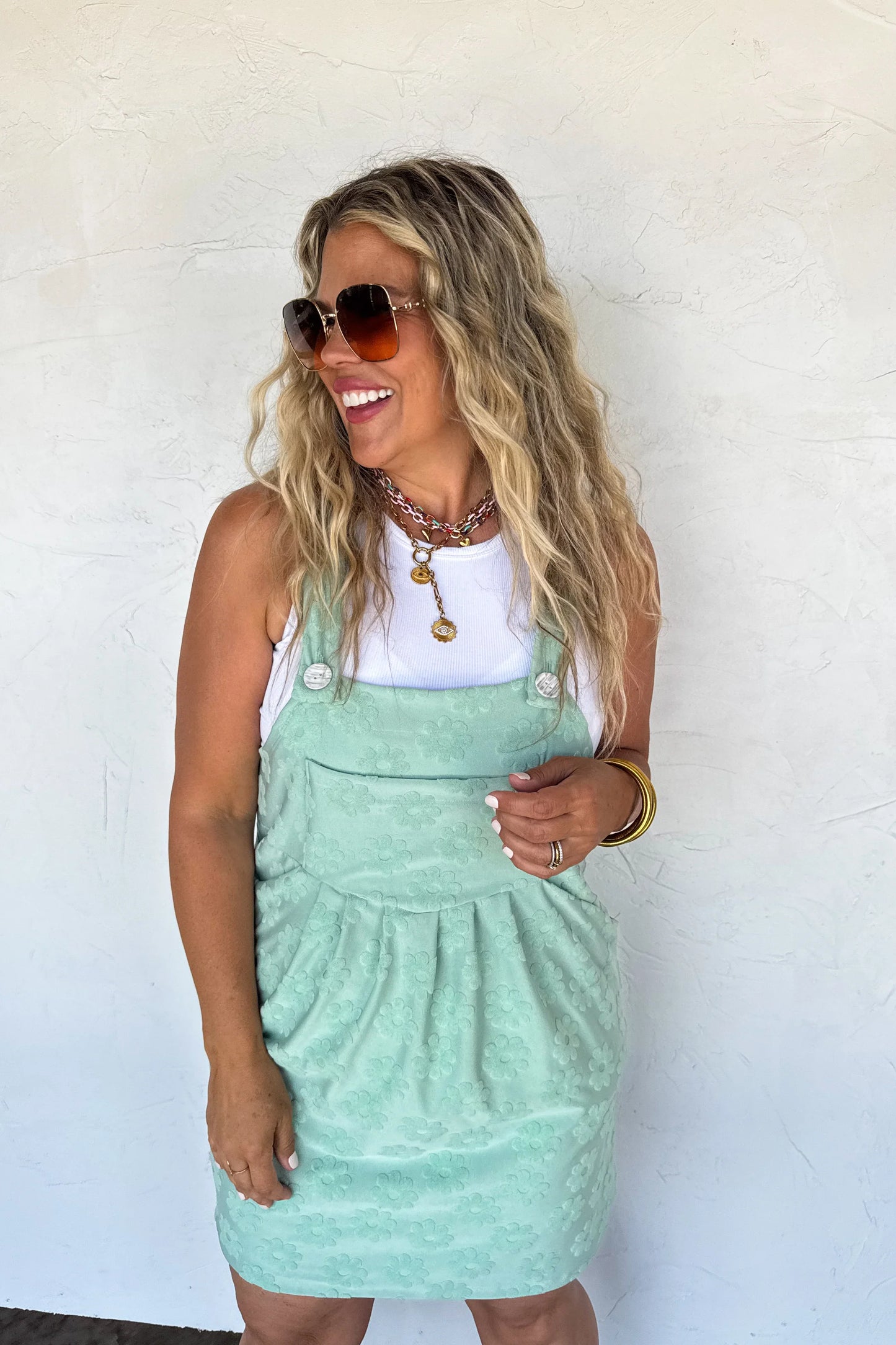 PREORDER: Sunshine & Daisies Overall Dress