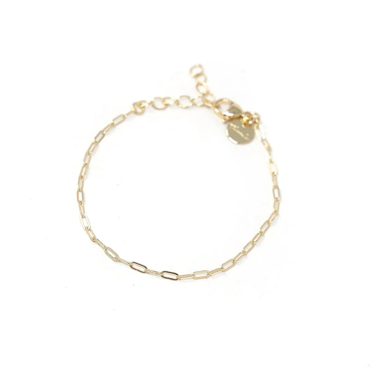 PREORDER: Mini Paperclip Water Resistant Anklet