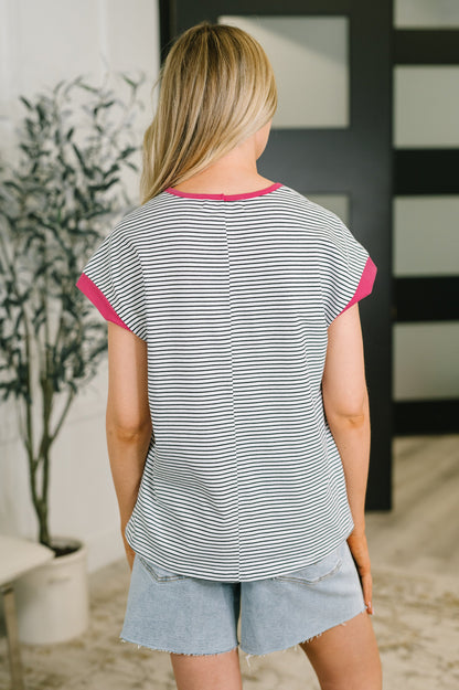 Emotionally Attached Trim Detail Tee
