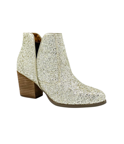 Fiera Booties in Gold