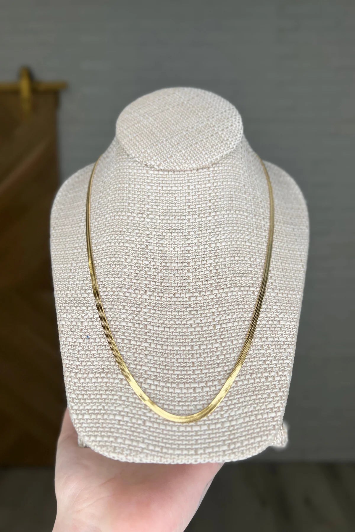 Sheer Perfection Snake Chain Necklace