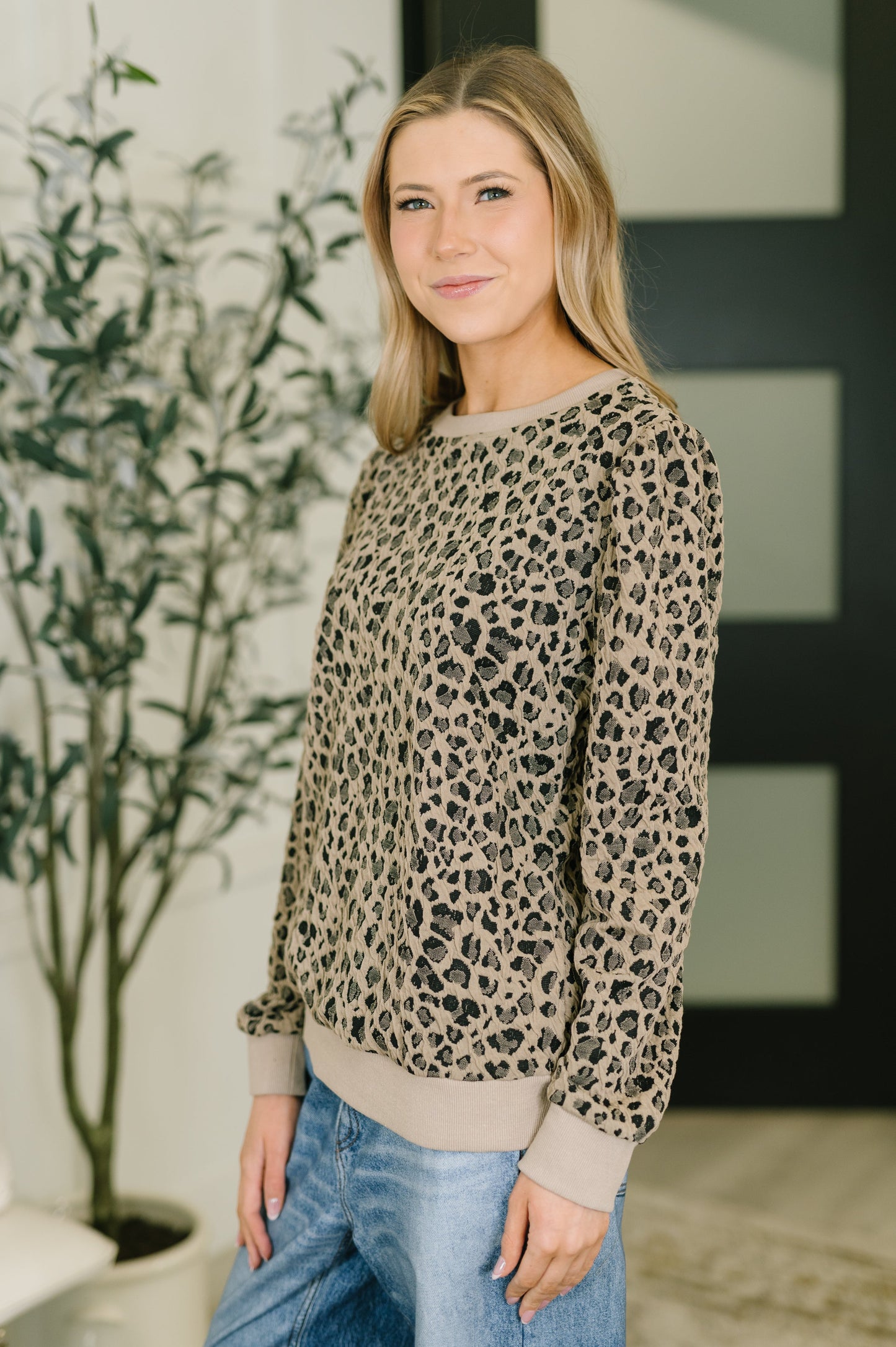 On The Prowl Leopard Print Top