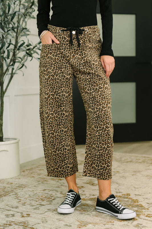 Prowl Power Barrell Ankle Crop Jean in Khaki