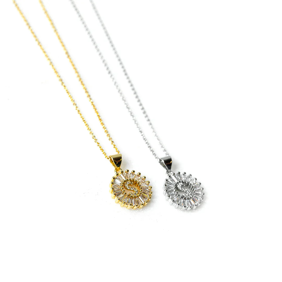 PREORDER: Mini Radiant Initial Necklace