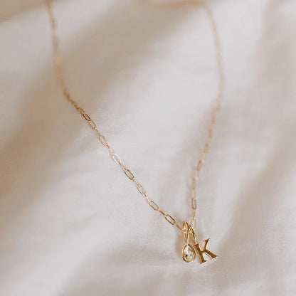 PREORDER: Mini Paperclip Chain Necklace in Gold