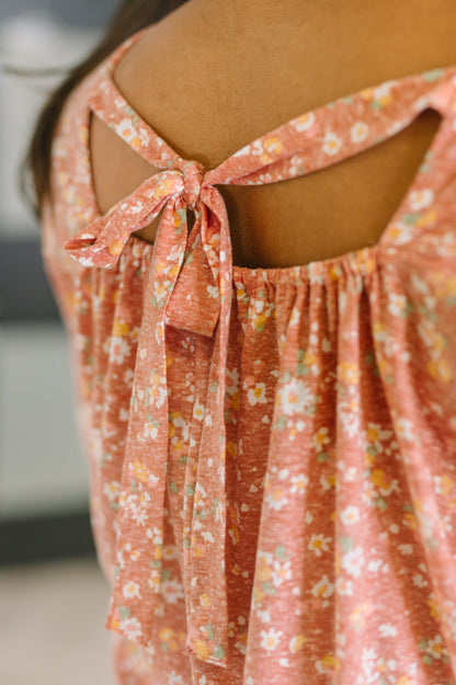 Spring Breeze Square Beck Top in Dusty Rose