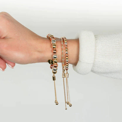 PREORDER: Tri Tone Adjustable Bracelets