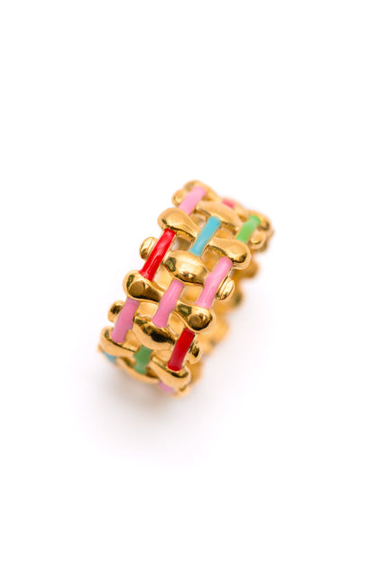 Woven in Color Ring