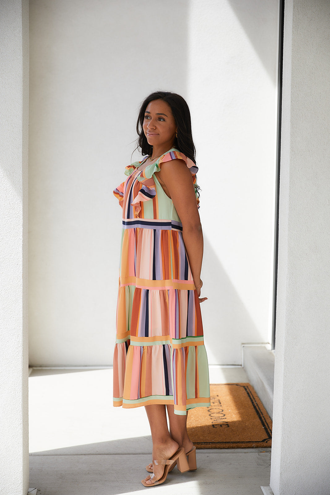 Painted Palette Midi Dress