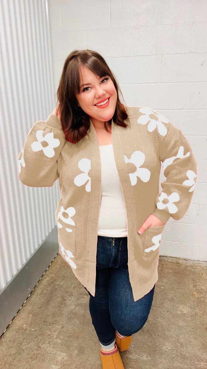 PREORDER: Retro Floral Cardigan in Three Colors