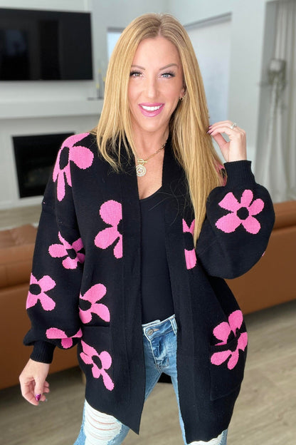 PREORDER: Retro Floral Cardigan in Three Colors