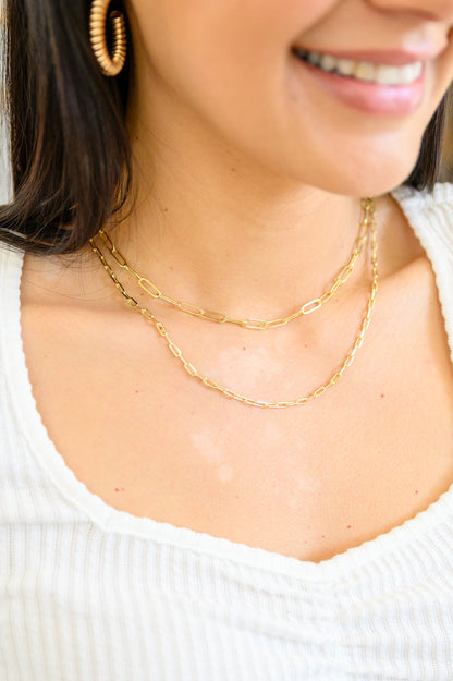 Bella Layered Link Necklace