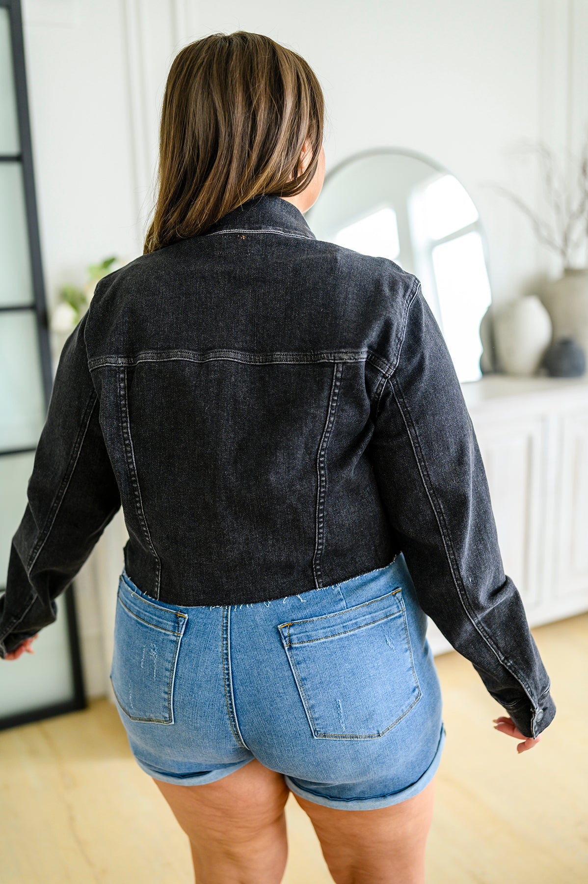 Charlie Cropped Denim Jacket