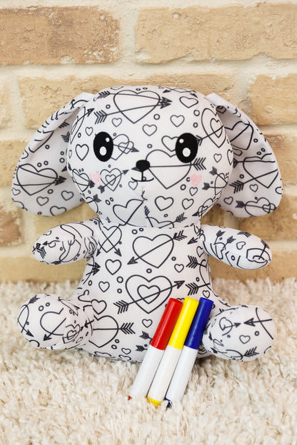 Coloring Animal Plushie in 4 Options