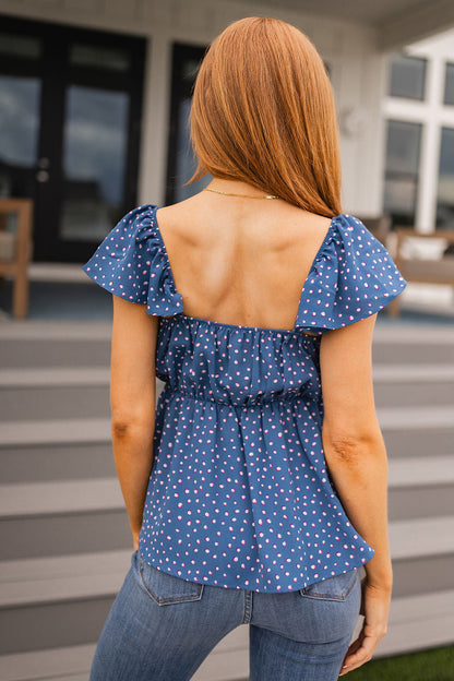 Connect the Dots Peplum Blouse