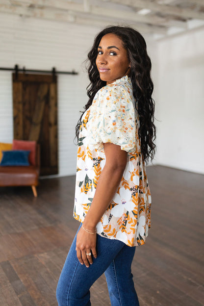 Daydreamer Mixed Floral Top
