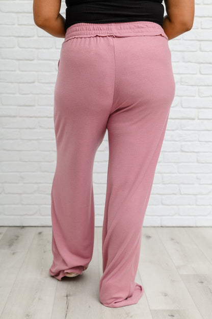 French Terry Lounge Pants In Rose