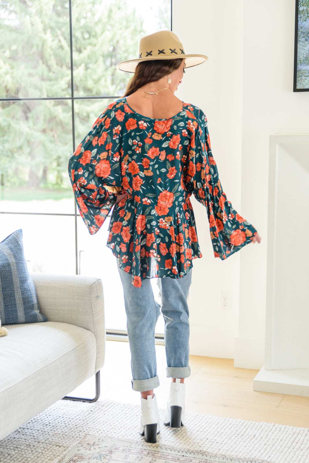 On To the Next Vibe Blouse