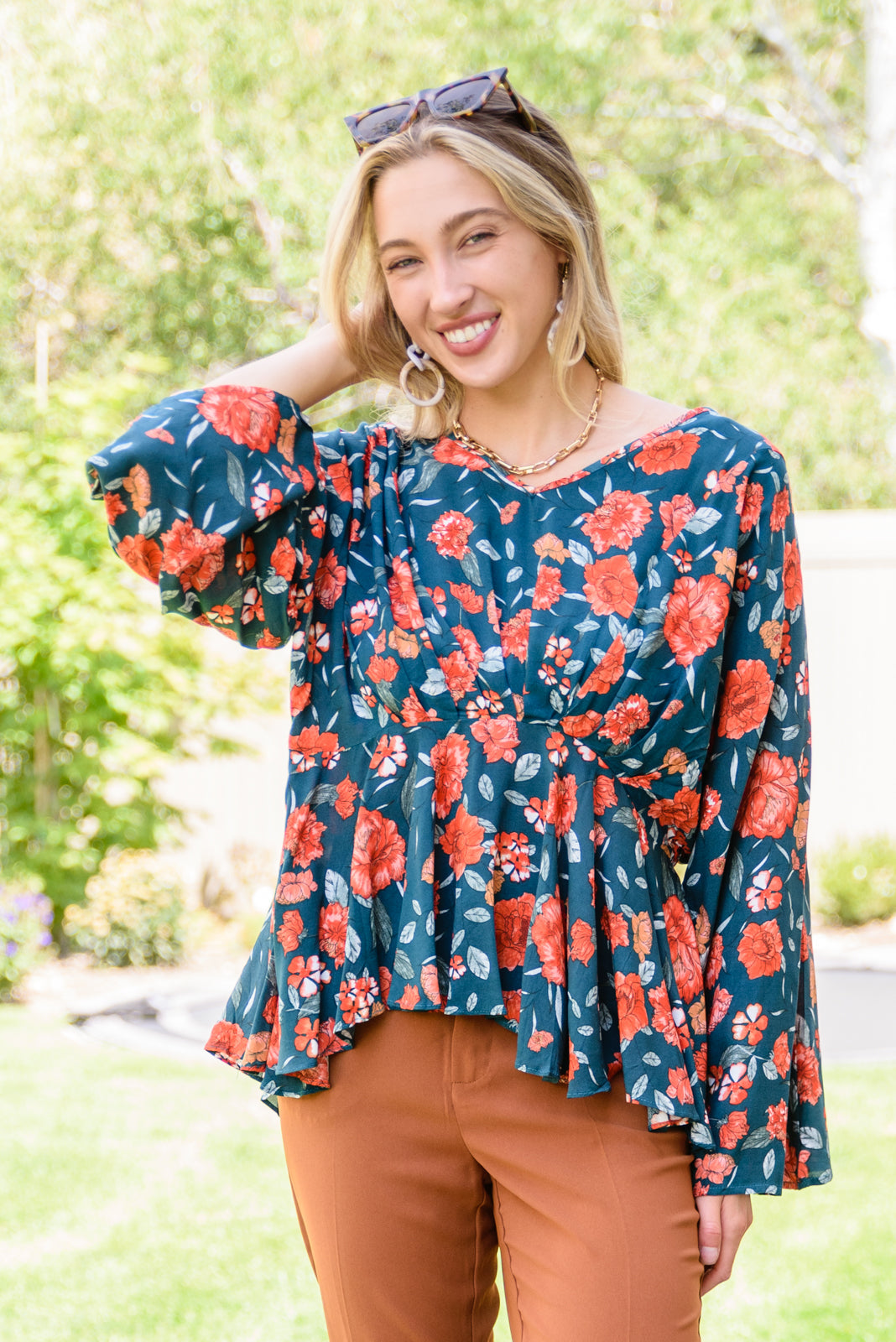 On To the Next Vibe Blouse